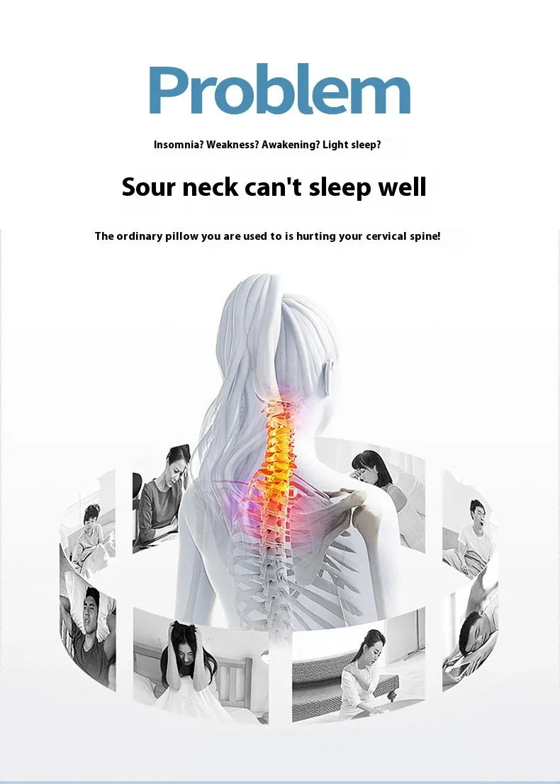 Orthopedic Neck Pillow without Collapse - Up to 48x74 cm