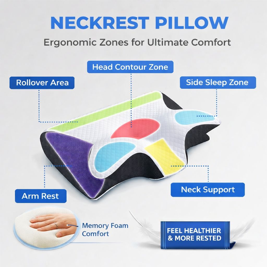 Orthopedic Neck Pillow Memory Foam